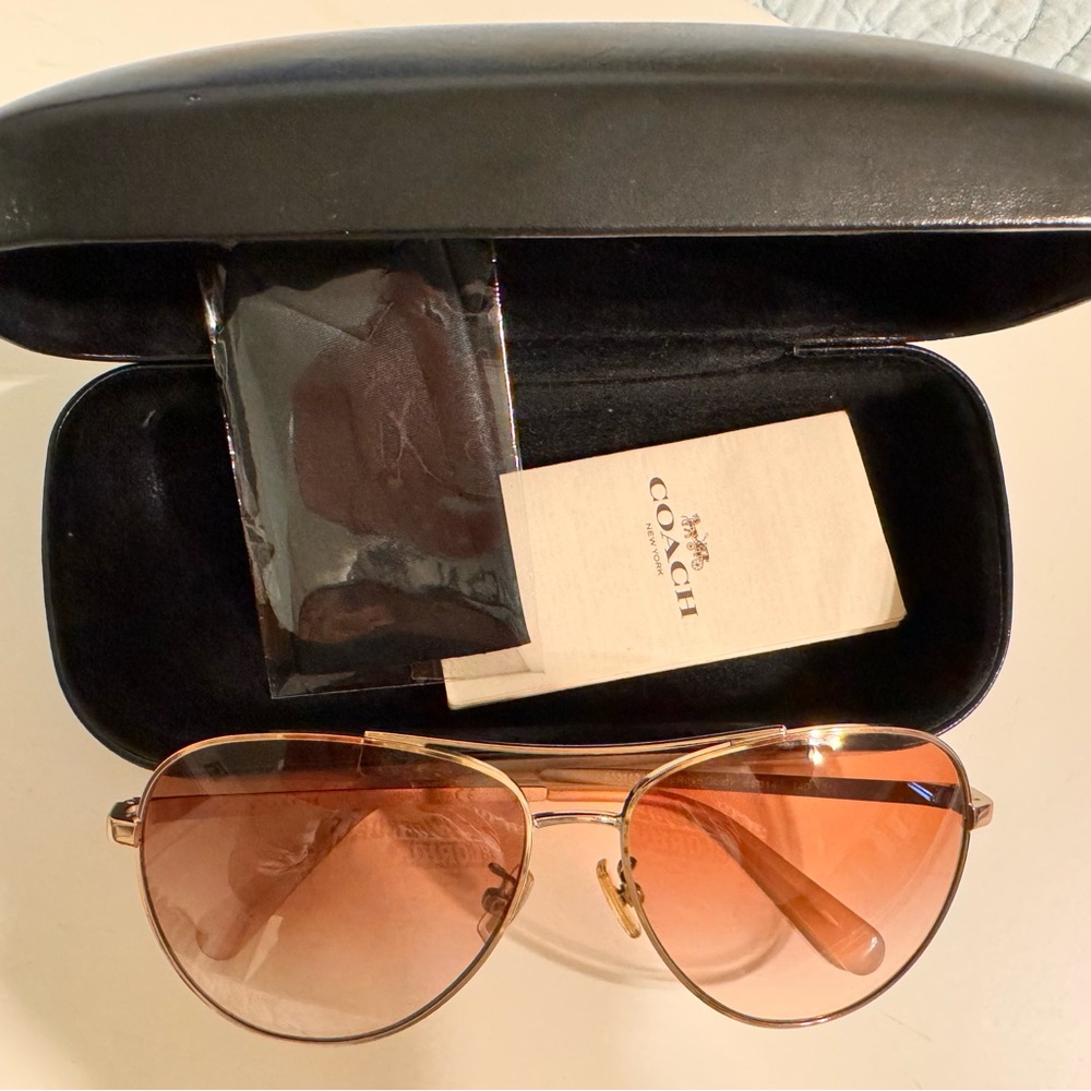 Coach Aviator sunglasses